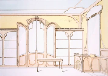 Inneneinrichtung für ein Modegeschäft, Illustration aus 